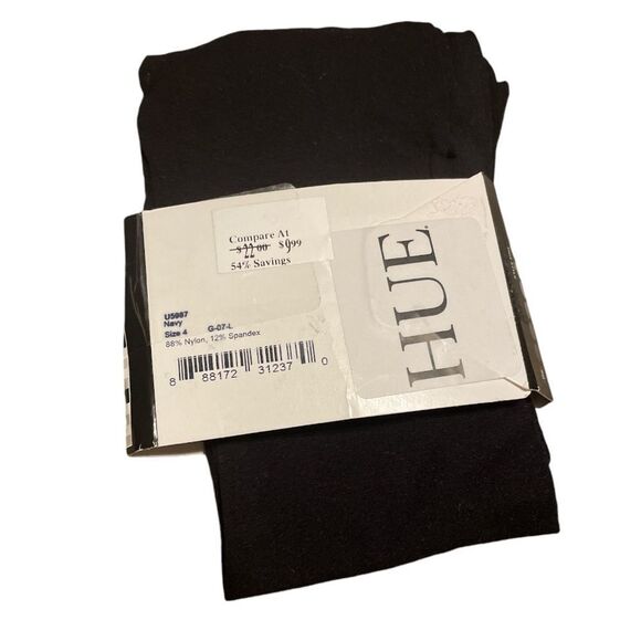 Hue - HUE Super Opaque Tights color: Navy size: 4 L - Picture 3 of 6